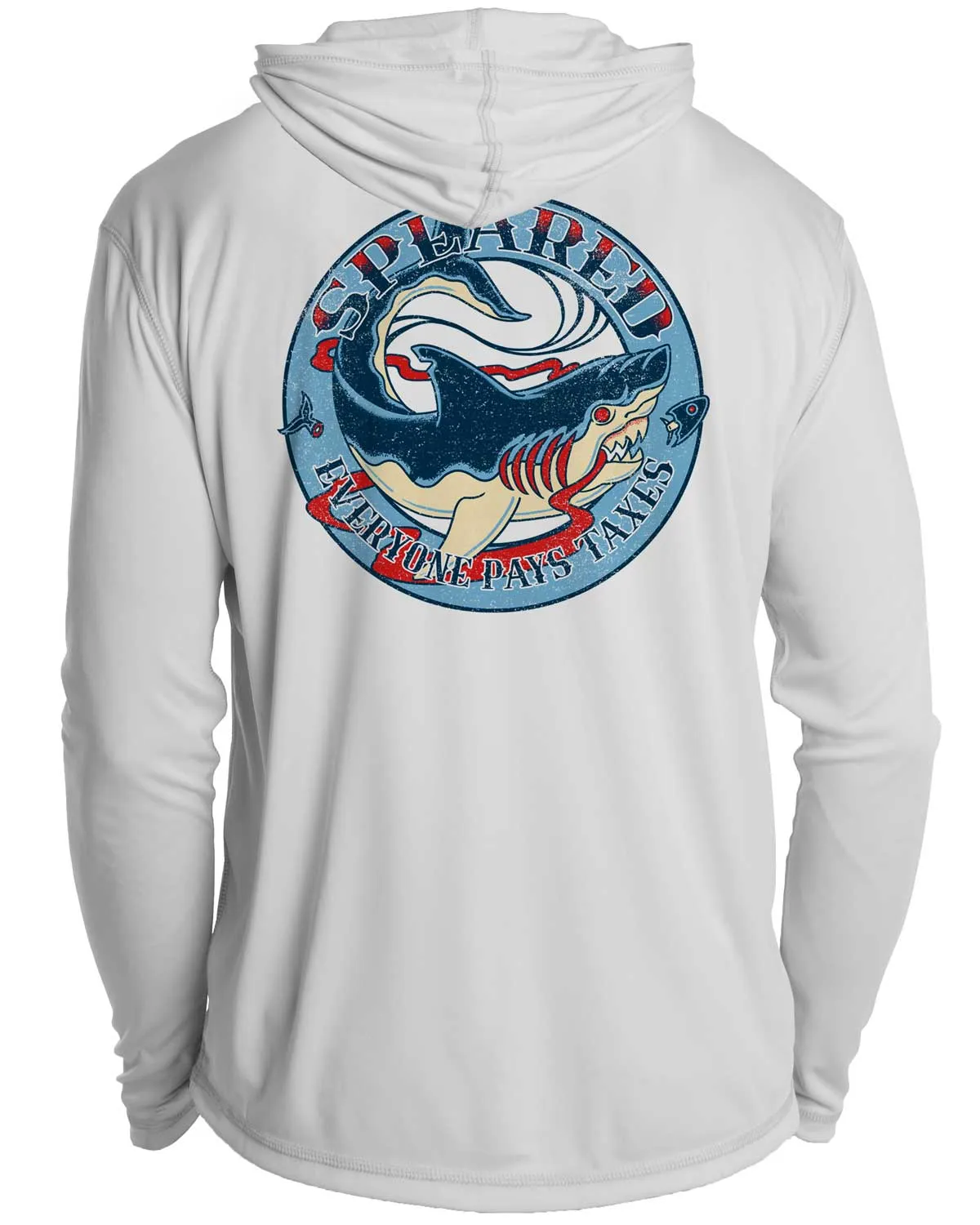 Everyone Pays Taxes UV UPF 50  Long Sleeve Hoodie