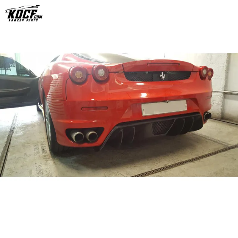 F430 Rear Diffuser OEM Style Carbon FIber Rear Bumper DIffuser Lip For Ferrari F430 Italia Coupe
