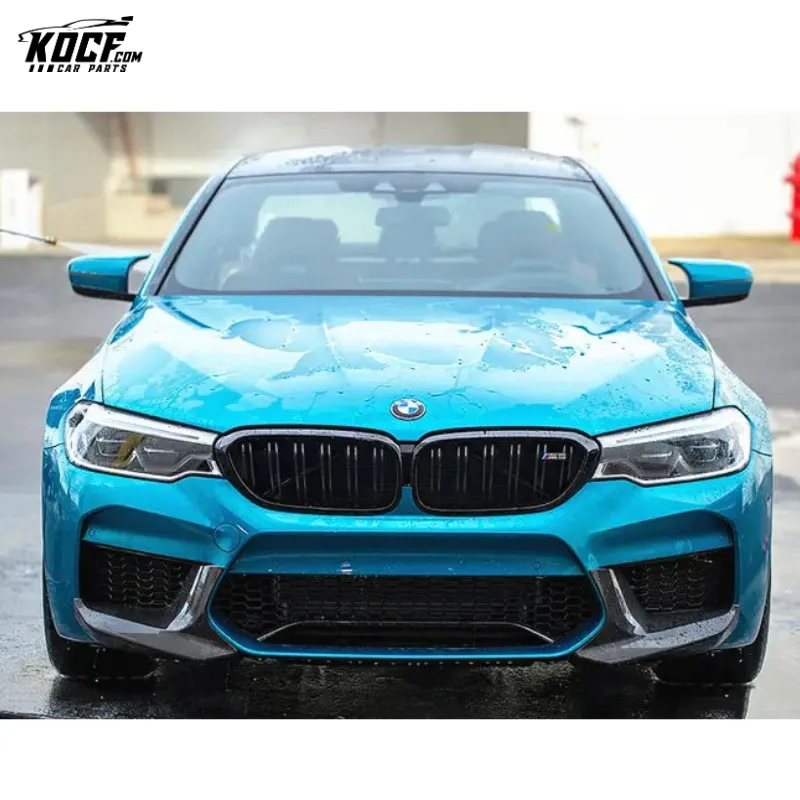 F90 M5 Front bumper splitter MP style Carbon Fiber front Bumper Lip Spoiler For BMW M5 F90