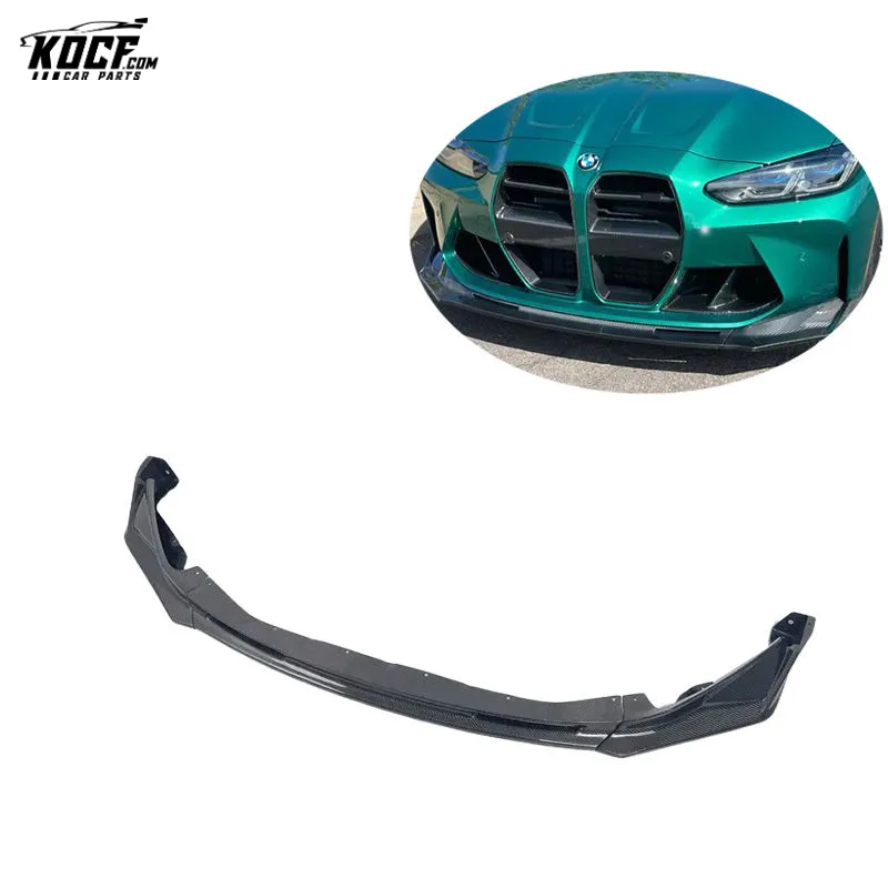 Factory Customization G80 M3 VOR style carbon fiber front spoiler lip for BMW G80 M3 G82 M4 2021 