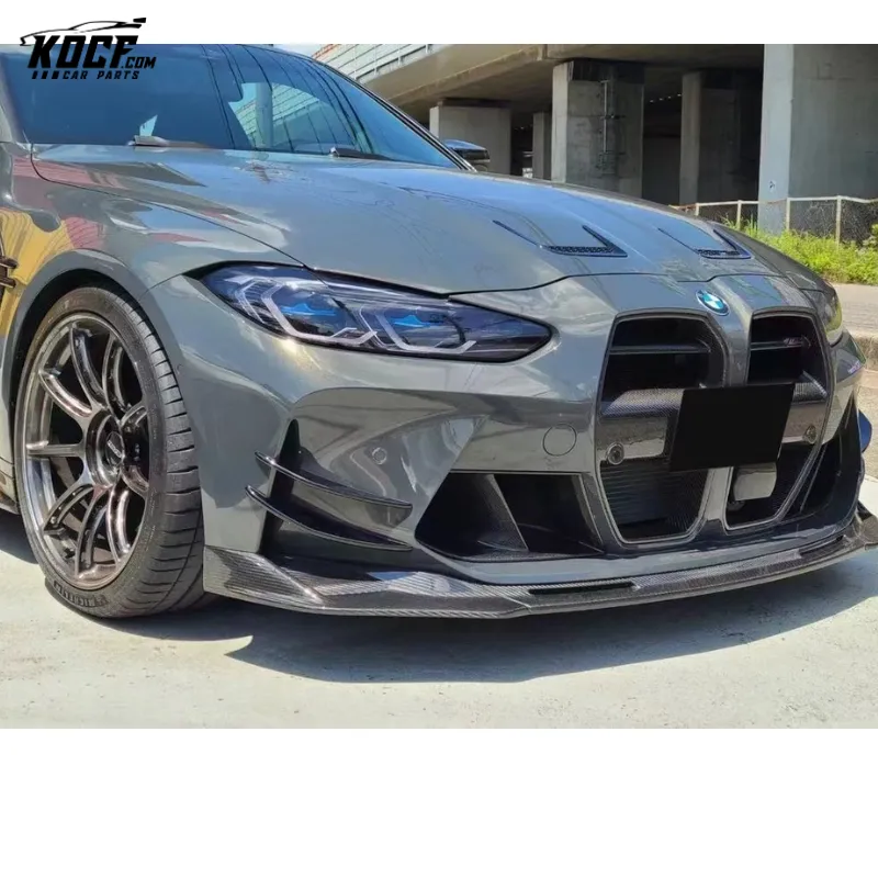 Factory Customization G80 M3 VOR style carbon fiber front spoiler lip for BMW G80 M3 G82 M4 2021 