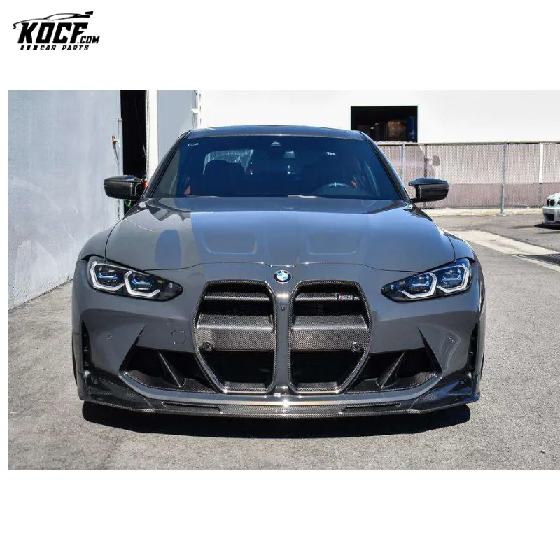 Factory Customization G80 M3 VOR style carbon fiber front spoiler lip for BMW G80 M3 G82 M4 2021 