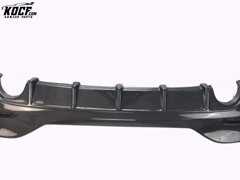 Fin style Carbon Fiber Rear BUMPER Diffuser Lip CAR STYLING 2017 -18 For BMW M135i LCI M140i F20 F21