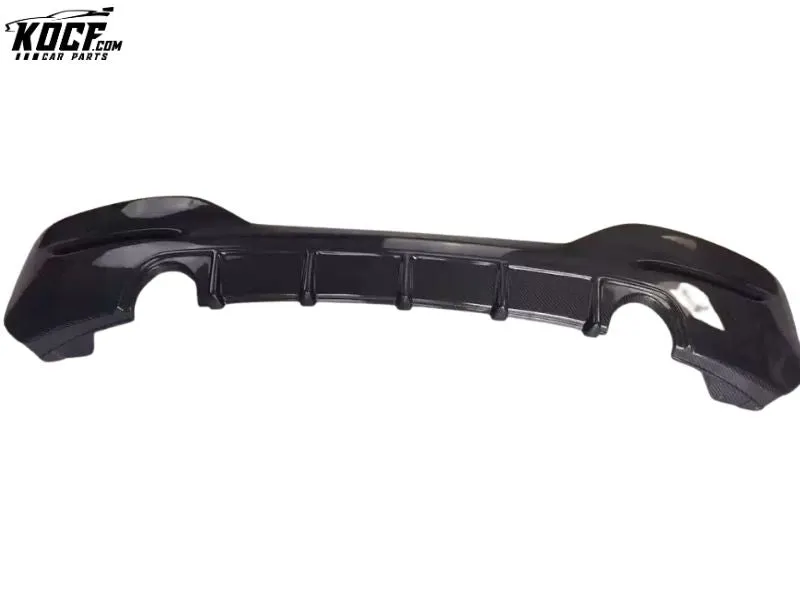 Fin style Carbon Fiber Rear BUMPER Diffuser Lip CAR STYLING 2017 -18 For BMW M135i LCI M140i F20 F21