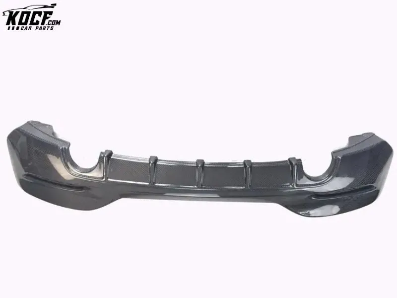 Fin style Carbon Fiber Rear BUMPER Diffuser Lip CAR STYLING 2017 -18 For BMW M135i LCI M140i F20 F21
