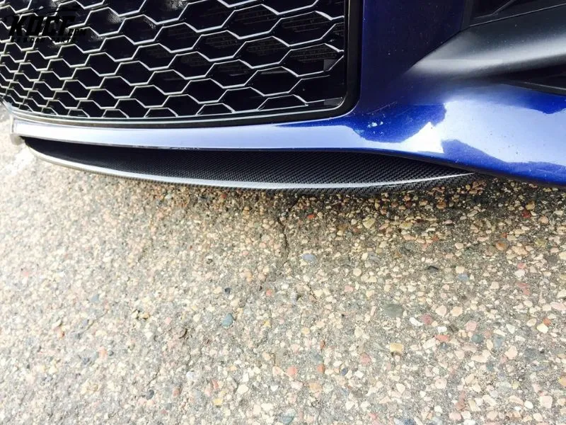 For Audi A7 S-line S7 13-15 OE Style Carbon Fiber Front bumper Lower Lip Spoiler Splitter