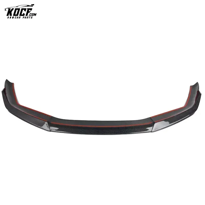 For BMW 2021  F90 M5 LCI CS Style Carbon Fiber Front Lip Spoiler 3-PC Style