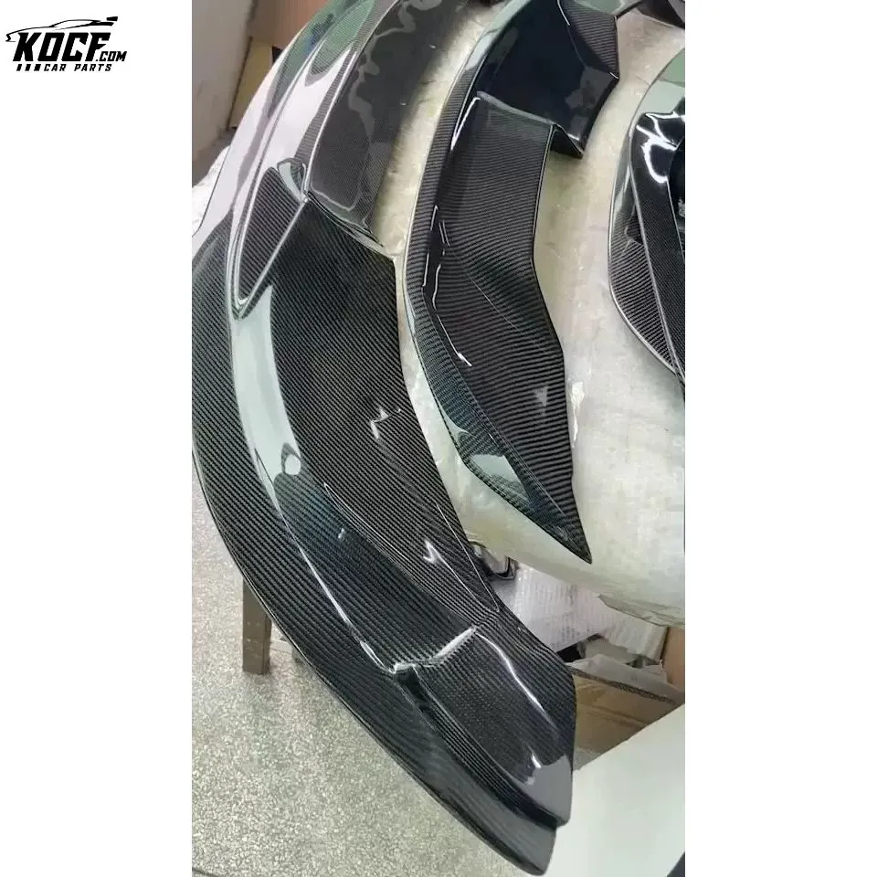 For BMW F80 F82 M3 M4 RZA style Carbon Fiber Front Bumper Splitter Lip Spoiler 14-19