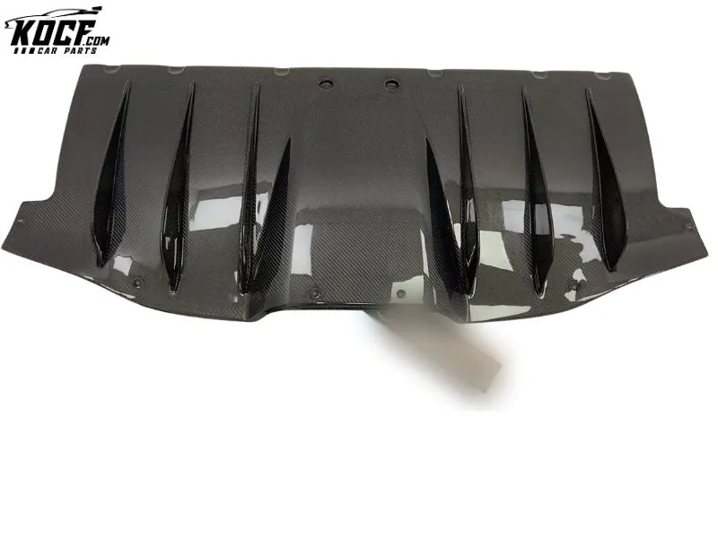 For Ferrari 458 Italia Carbon Fiber Rear Diffuser Valance OEM Style Front bumper lip Rear Diffuser Valance Spoiler 11-13