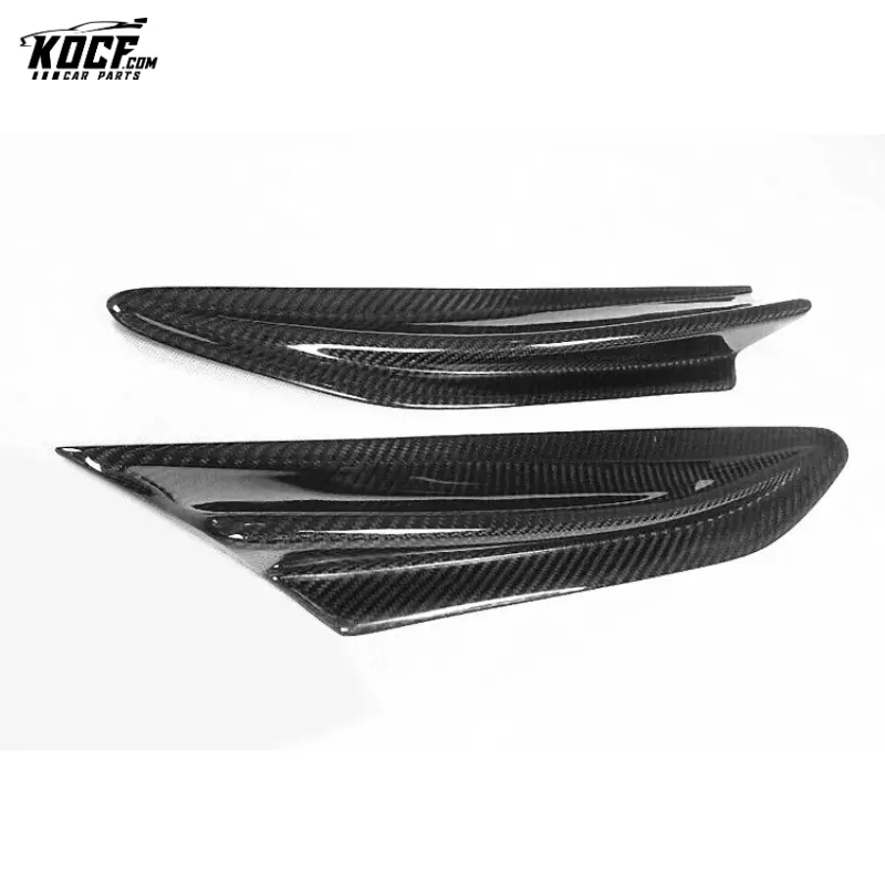 For Toyota GT86 FR-S BRZ TRD style carbon fiber fender canards Front fender vent blade