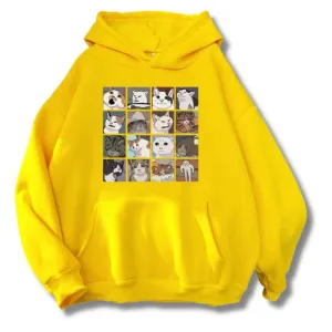 Funny Cat Memes Unisex Hoodie