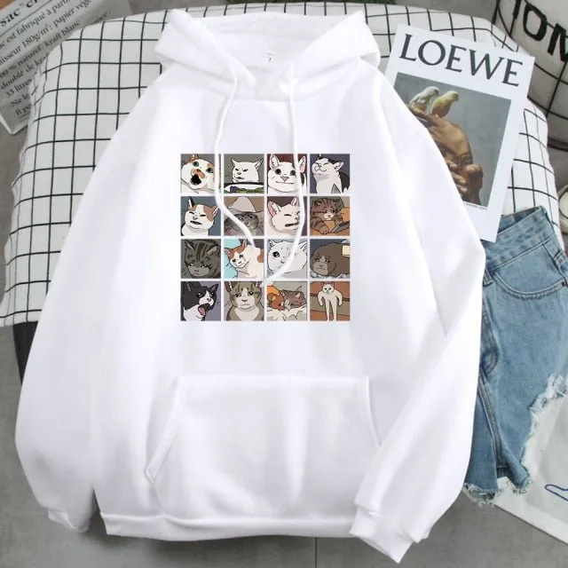 Funny Cat Memes Unisex Hoodie