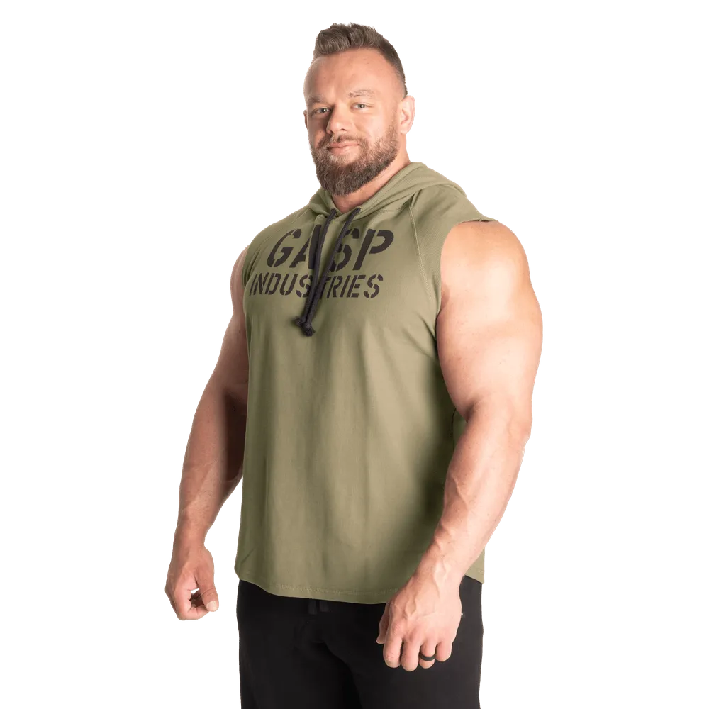 GASP Thermal SL Hoodie - Washed Green