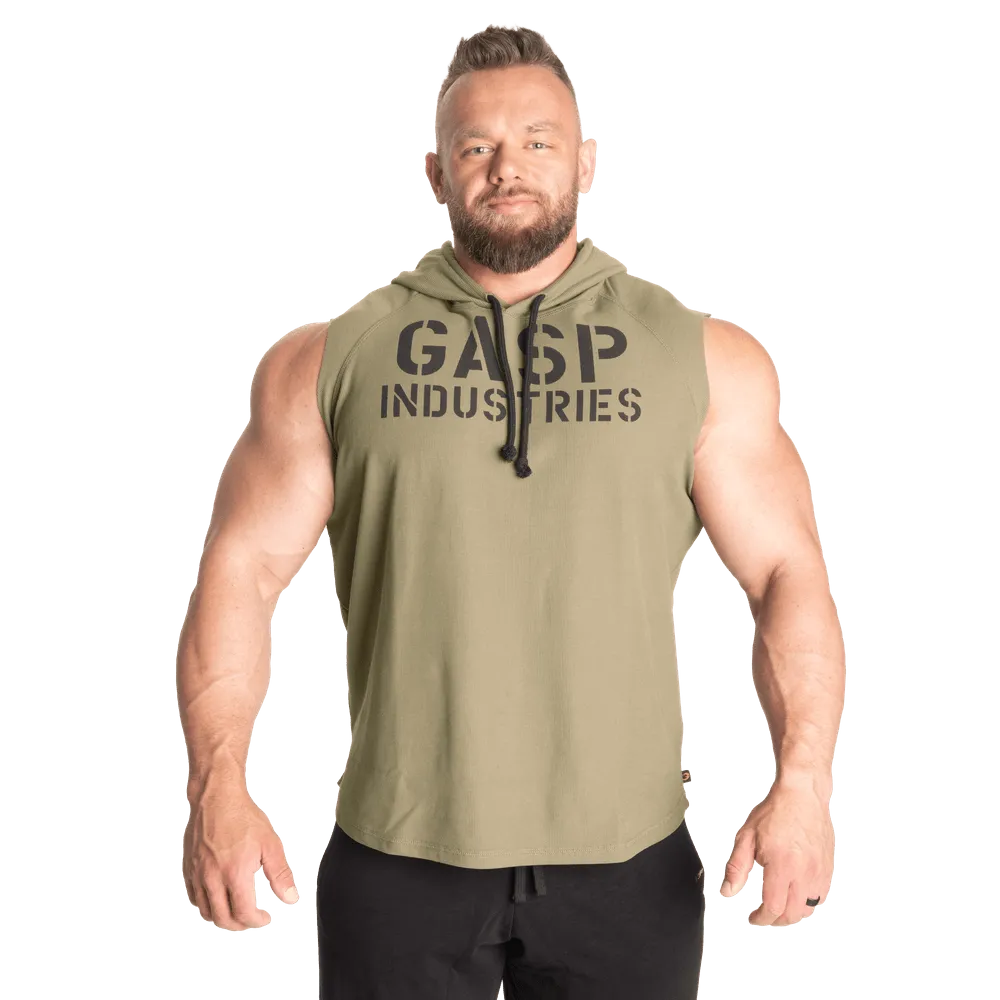 GASP Thermal SL Hoodie - Washed Green