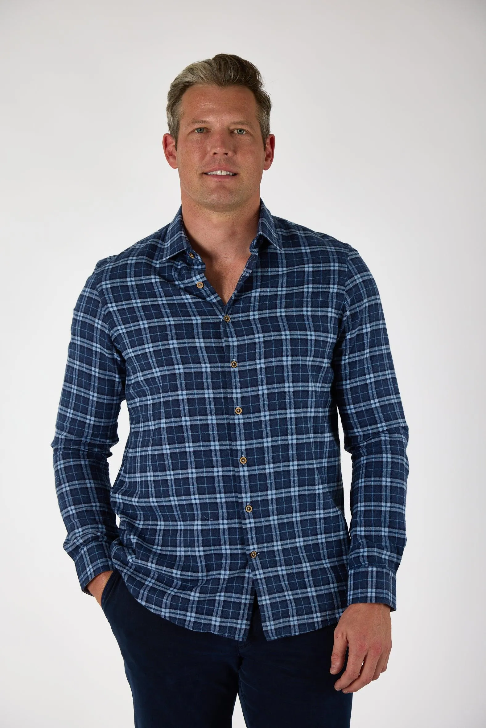 Gun Hill Mens Anderson Check Cotton shirt