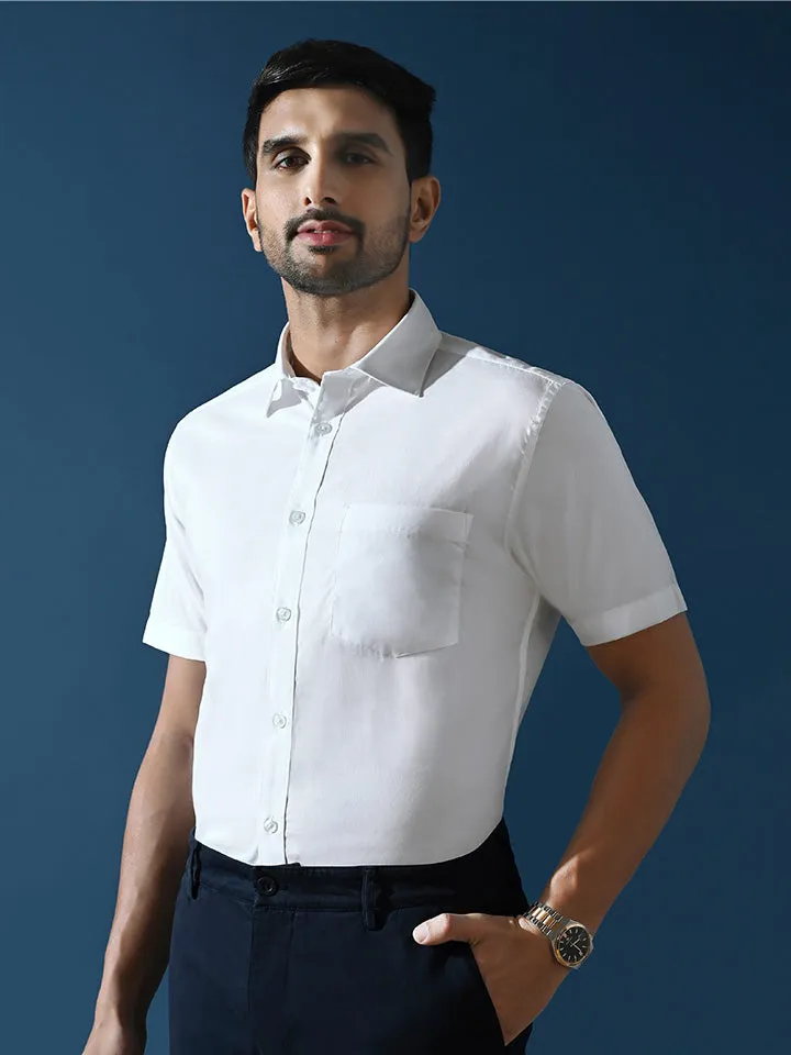 Half-sleeve Pinpoint Oxford Shirt - Regalia