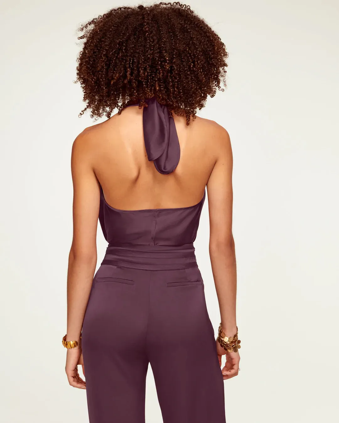 Harriet Halter Tank Top - Sangria