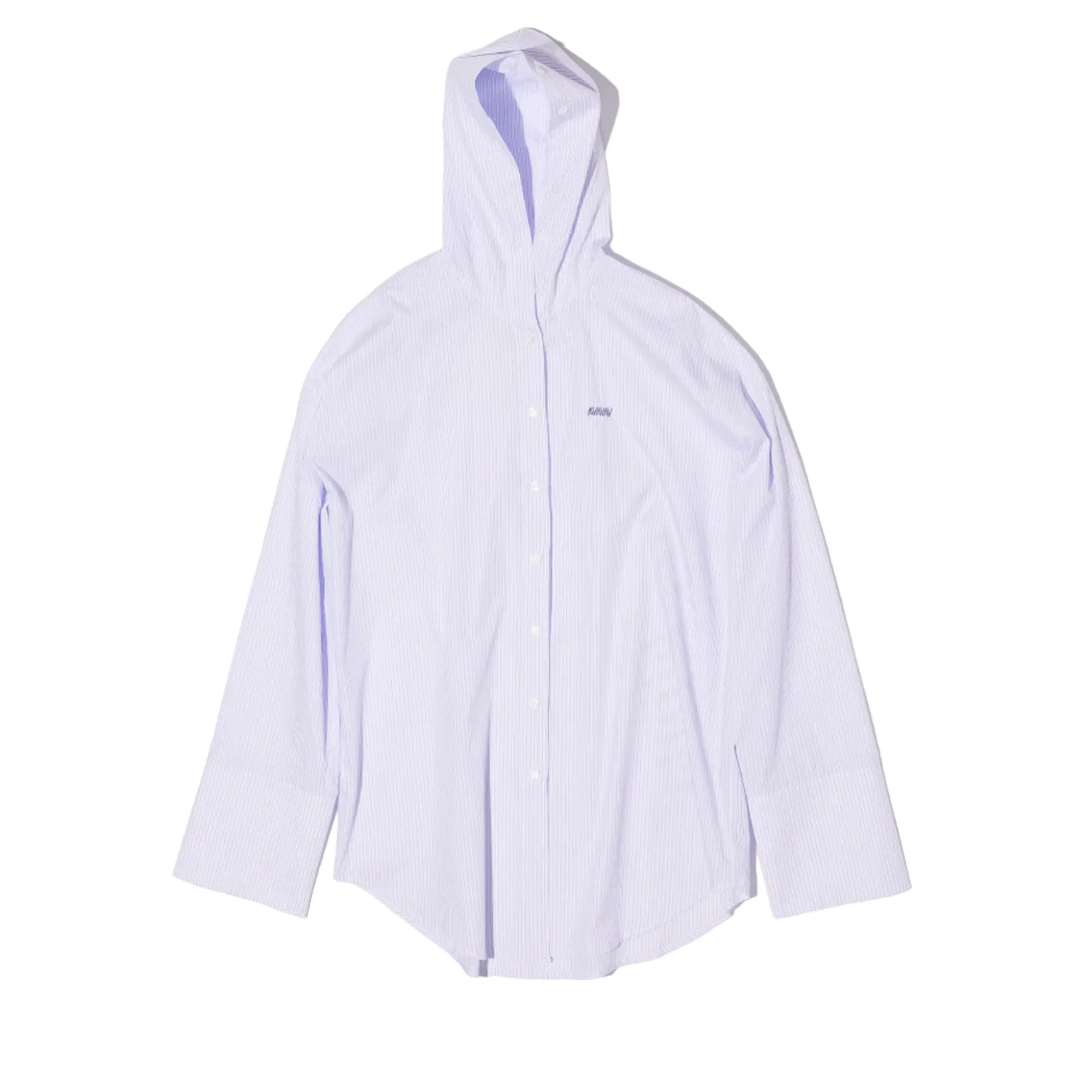 Hooded Button-Up Shirt
