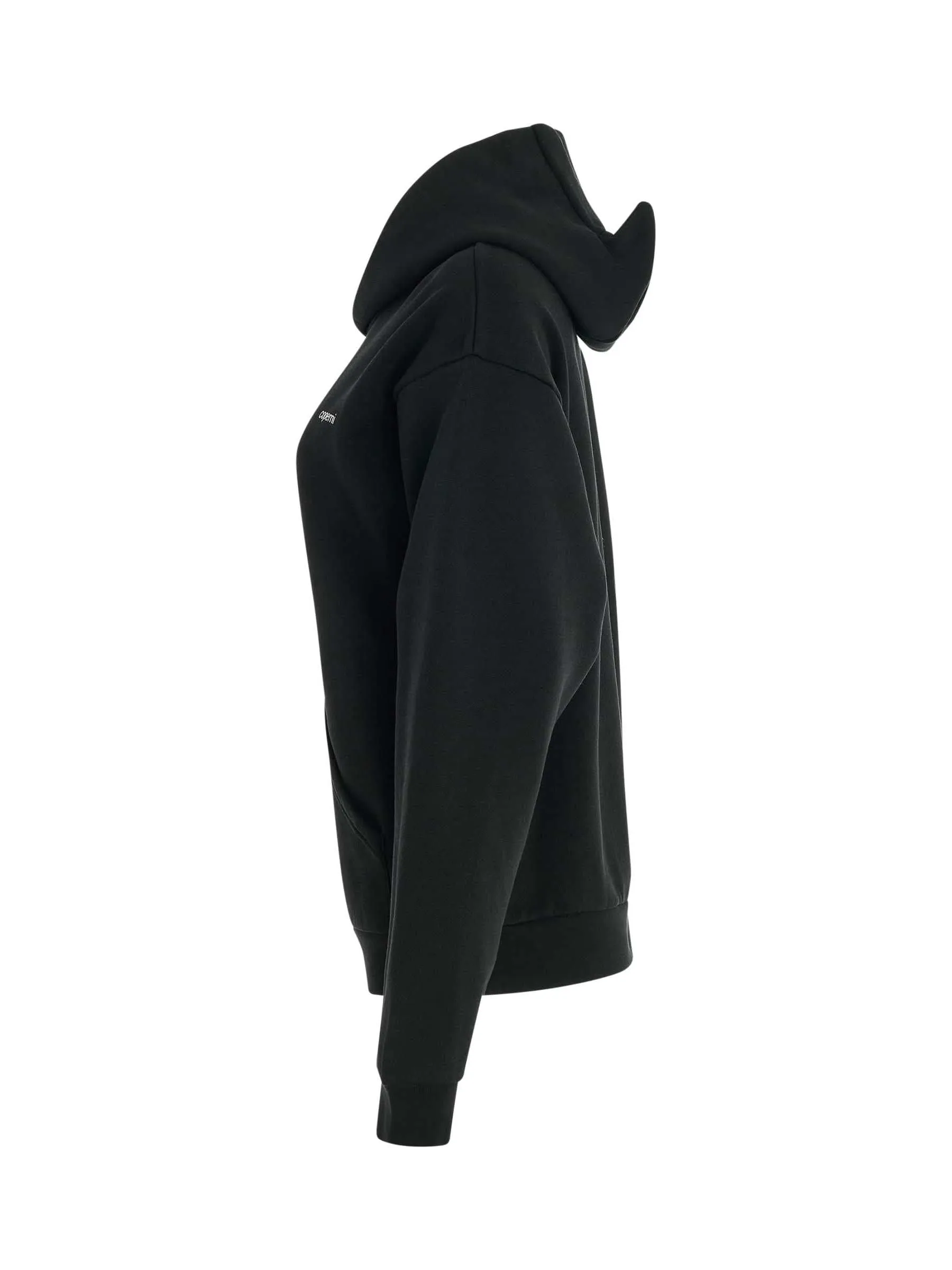 Horn Hoodie in Black
