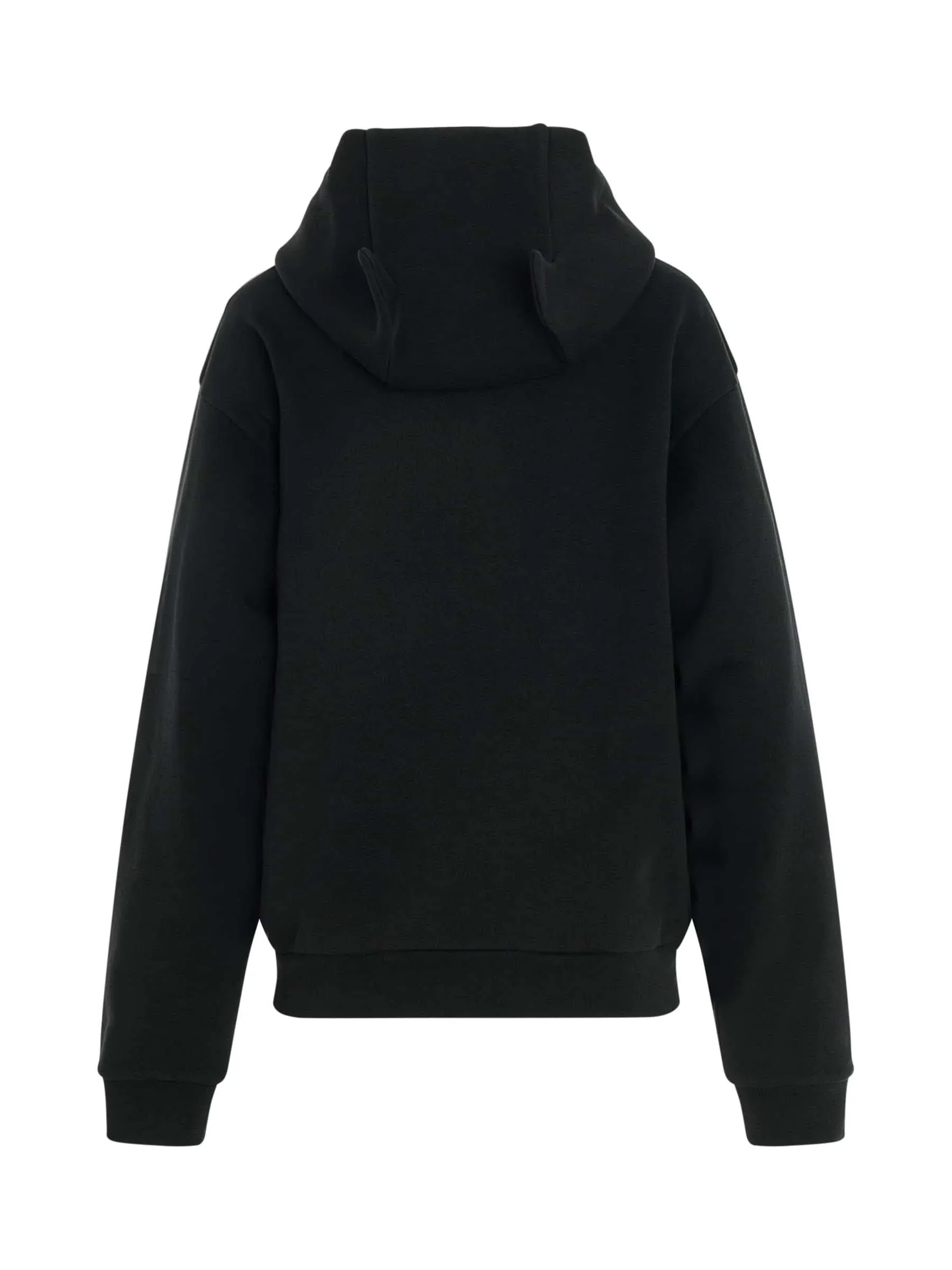 Horn Hoodie in Black