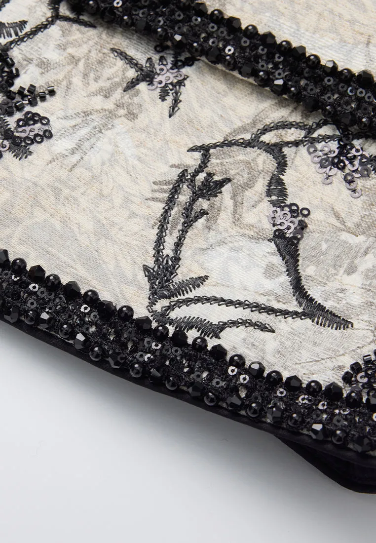 Jacquard Embroidery-&-sequin-detail Jacket