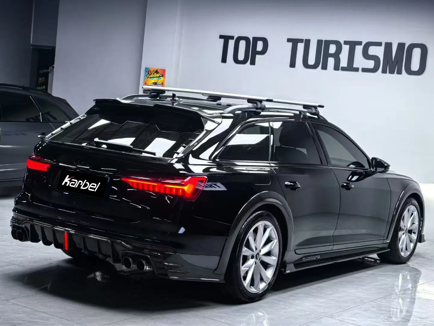 Karbel Carbon Carbon Fiber Side Skirts For Audi A6 Allroad C8 2020-ON