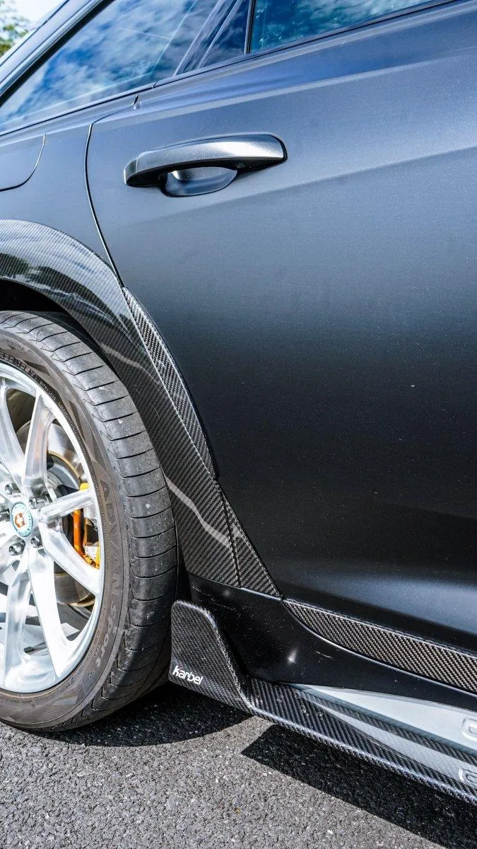 Karbel Carbon Carbon Fiber Side Skirts For Audi A6 Allroad C8 2020-ON