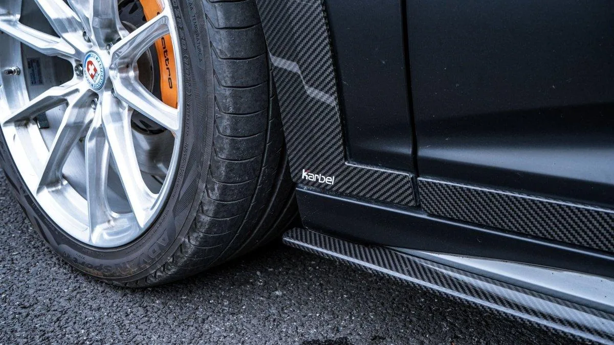 Karbel Carbon Carbon Fiber Side Skirts For Audi A6 Allroad C8 2020-ON