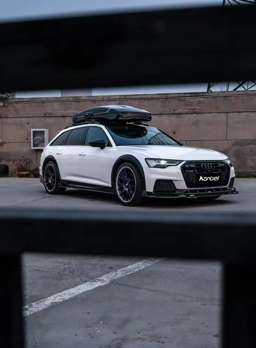 Karbel Carbon Carbon Fiber Side Skirts For Audi A6 Allroad C8 2020-ON