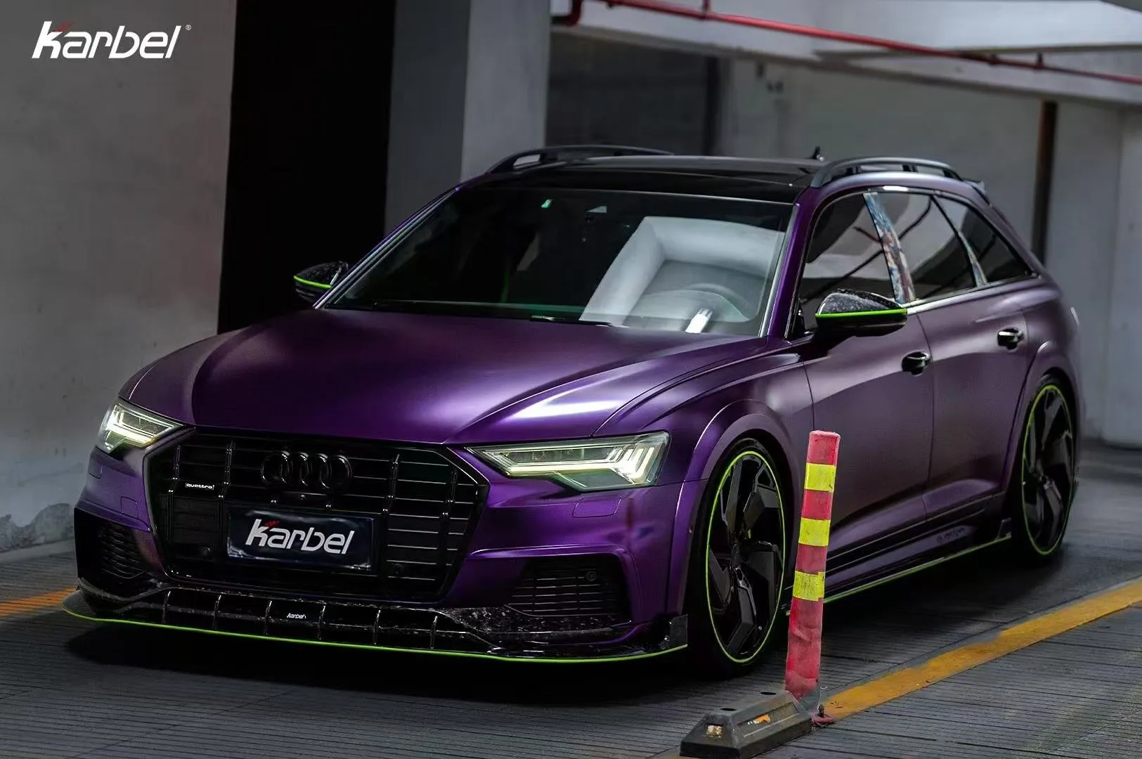 Karbel Carbon Carbon Fiber Side Skirts For Audi A6 Allroad C8 2020-ON