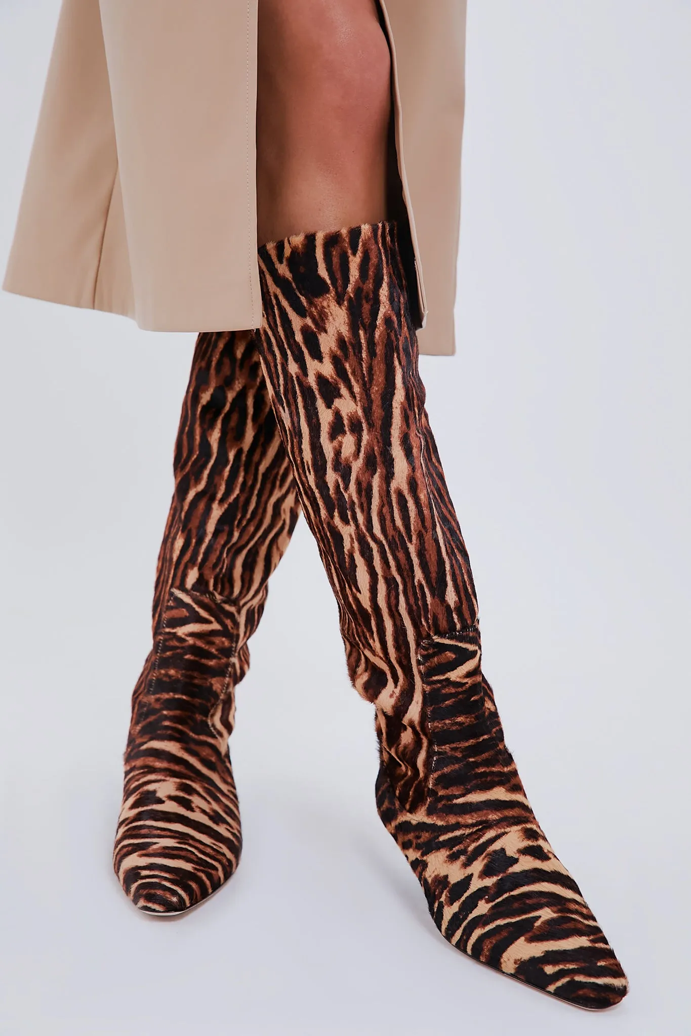 Lady Leopard Wally Flat Boot