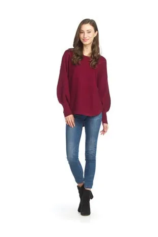 Light Weight Balloon Sleeve Sweater