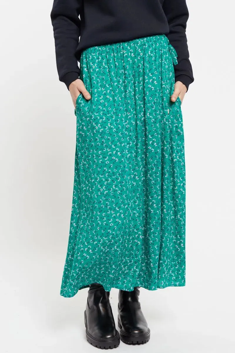 Louche Siri Naive Ditsy Print Midi Skirt