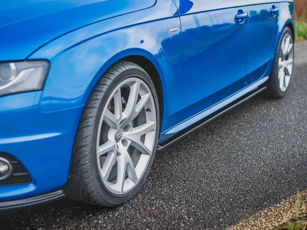 Maxton Design - SIDE SKIRTS DIFFUSERS AUDI S4 / A4 / A4 S-LINE B8 / B8 FL