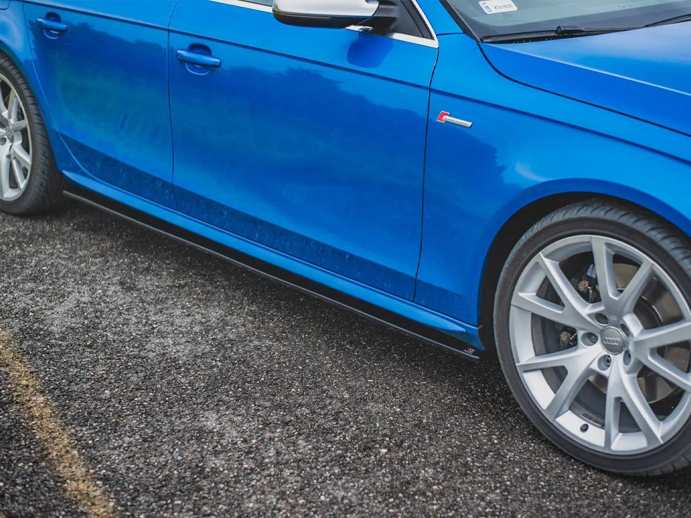 Maxton Design - SIDE SKIRTS DIFFUSERS AUDI S4 / A4 / A4 S-LINE B8 / B8 FL