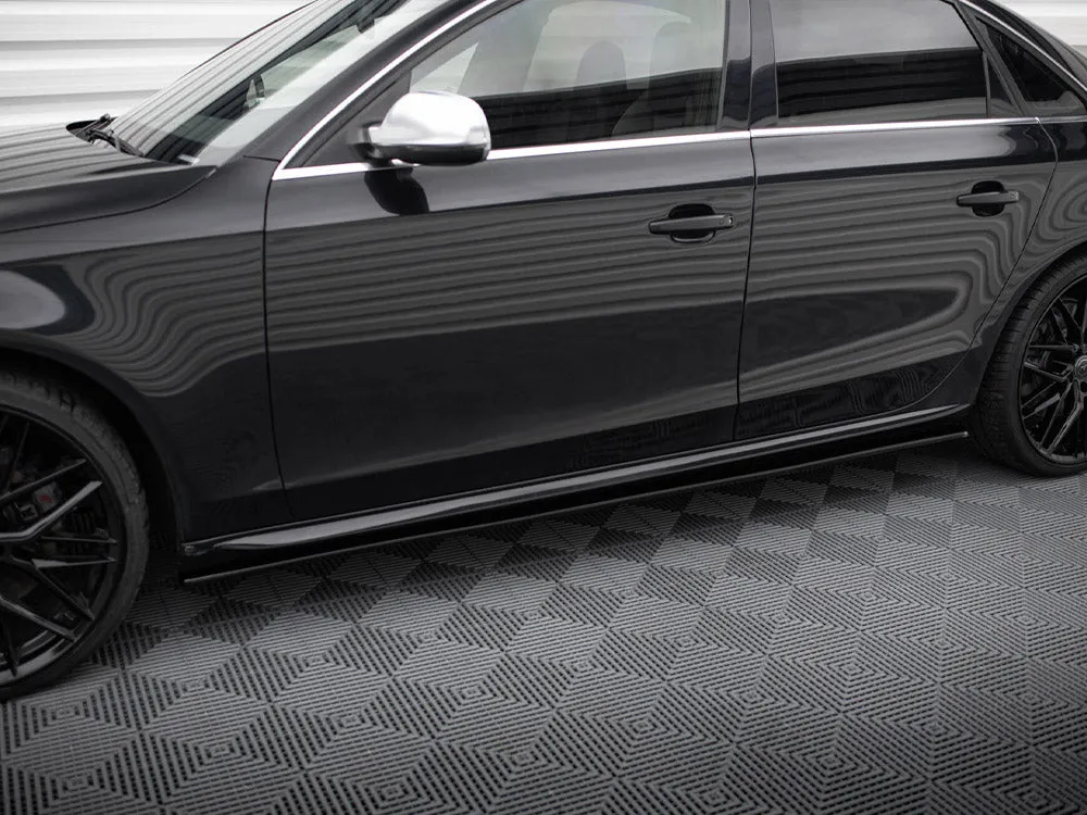 Maxton Design - SIDE SKIRTS DIFFUSERS AUDI S4 / A4 / A4 S-LINE B8 / B8 FL