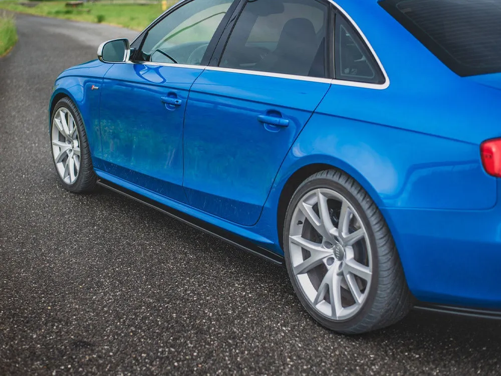Maxton Design - SIDE SKIRTS DIFFUSERS AUDI S4 / A4 / A4 S-LINE B8 / B8 FL