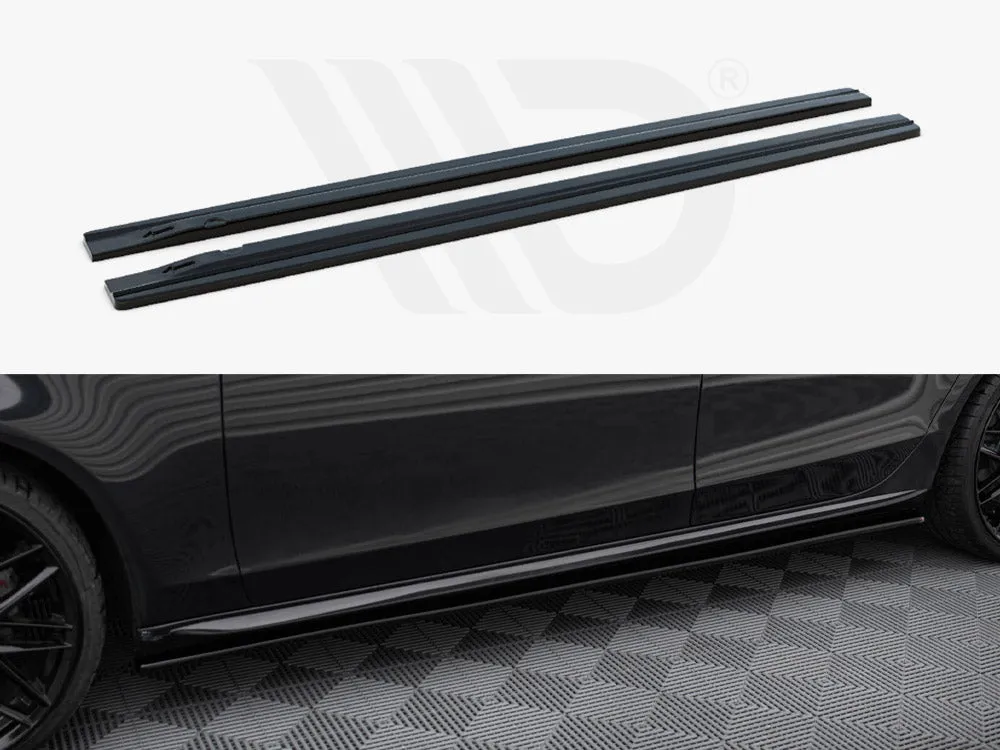 Maxton Design - SIDE SKIRTS DIFFUSERS AUDI S4 / A4 / A4 S-LINE B8 / B8 FL