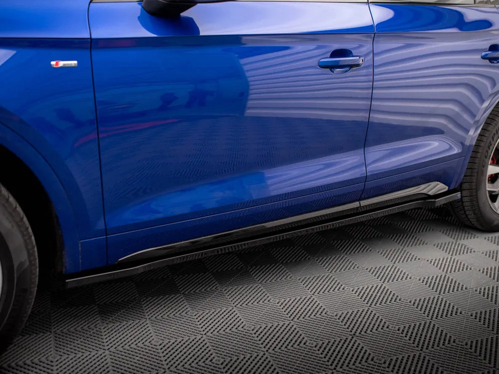 Maxton Design - SIDE SKIRTS DIFFUSERS AUDI SQ5 / Q5 S-LINE SUV / SPORTBACK MK2 FACELIFT
