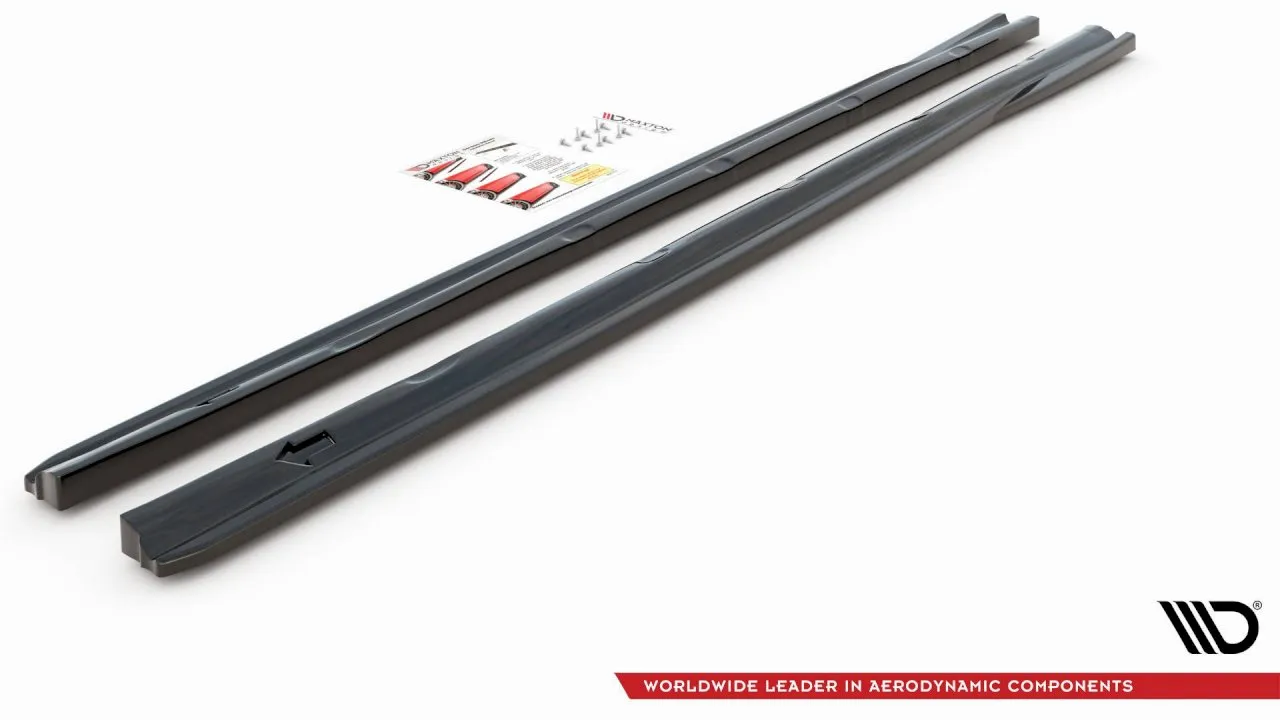 Maxton Design - SIDE SKIRTS DIFFUSERS PEUGEOT 308 MK2 FACELIFT (2017-2021)