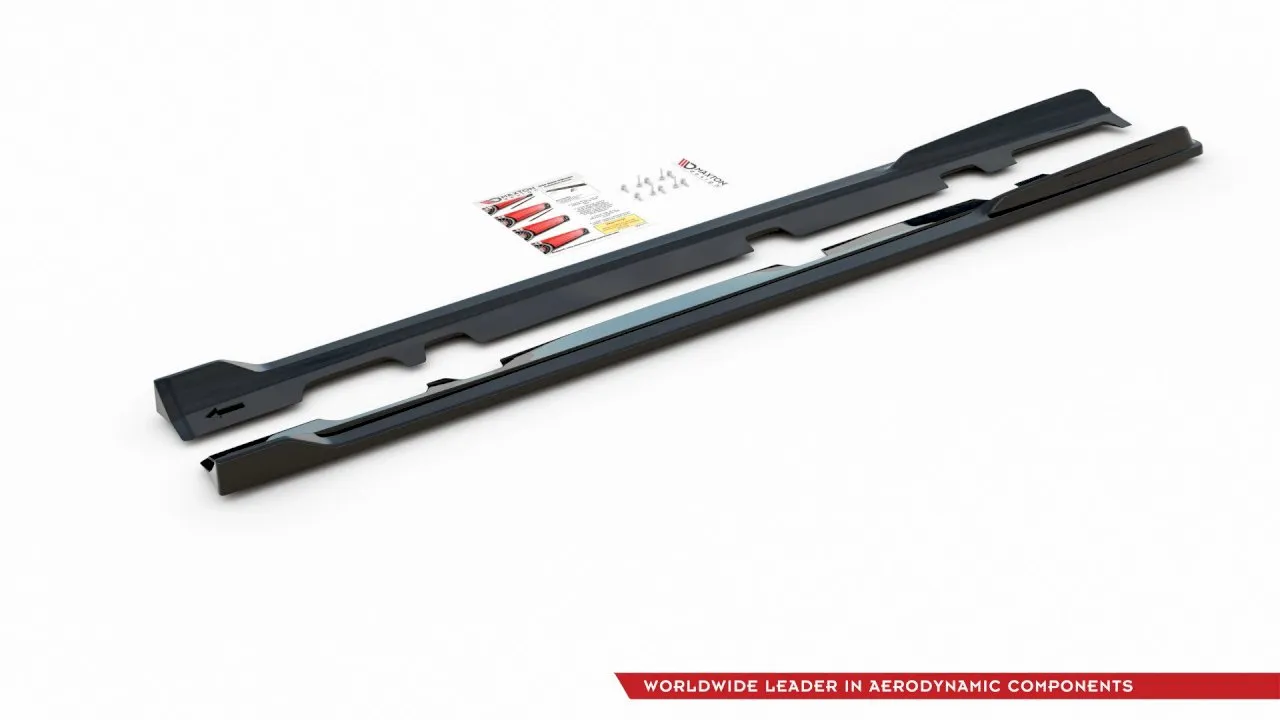 Maxton Design - Side Skirts Diffusers V.3 Ford Fiesta Mk8 ST / ST-Line
