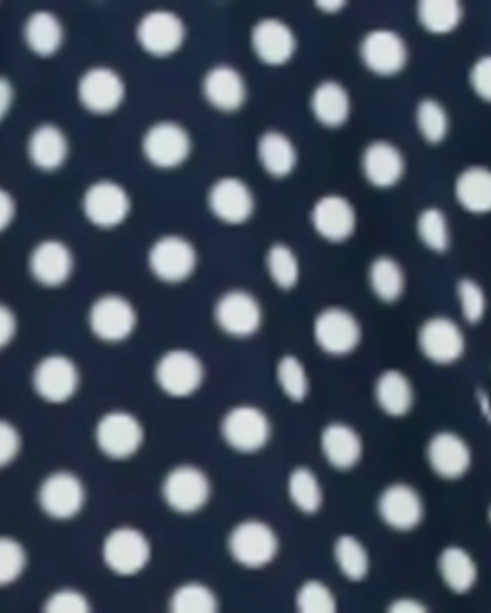 Minnie Polka Dot Tie Neck Blouse | Navy/Ivory