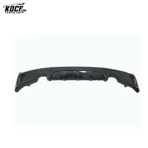 MP style carbon fiber rear bumper lip splitter spoiler diffuser For BMW F22 M235i M-tech bumper