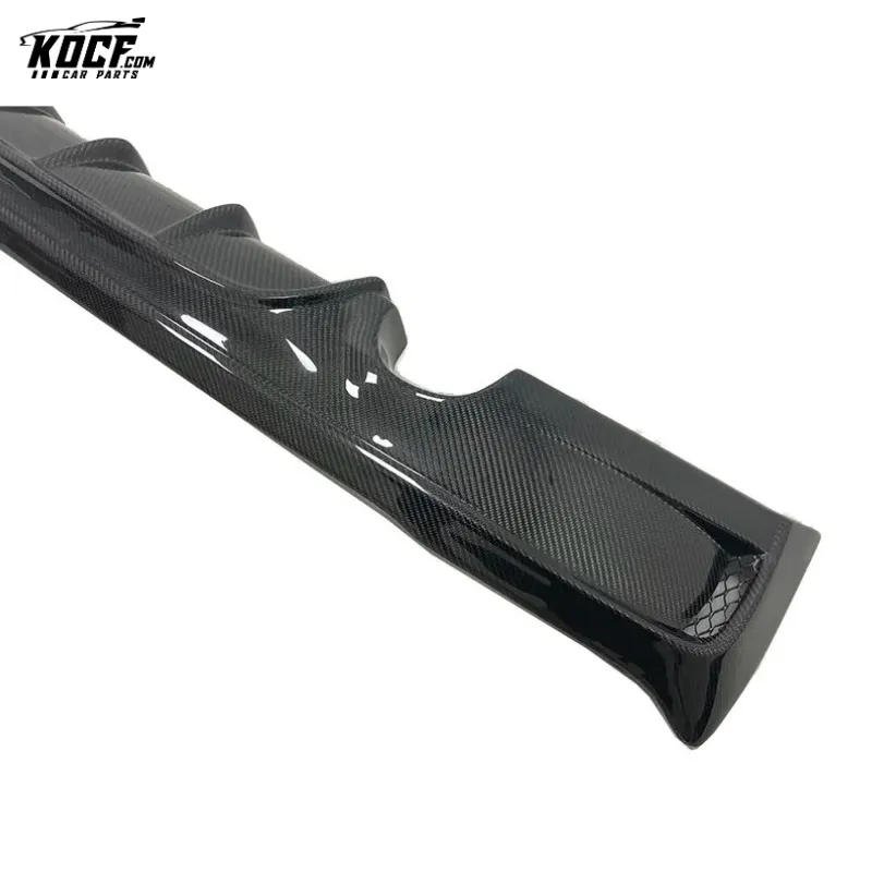 MP style carbon fiber rear bumper lip splitter spoiler diffuser For BMW F22 M235i M-tech bumper