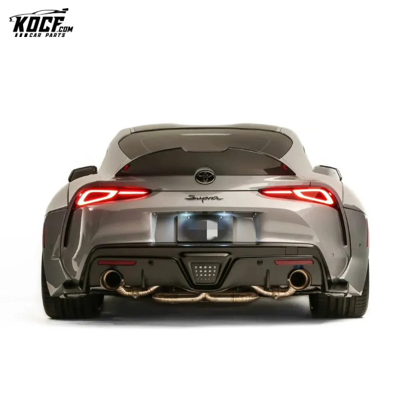 New! For 2019  HB-ED Style Carbon Fiber Rear Trunk Spoiler Ducktail Spoiler For Toyota GR Supra MK5 A90 A91