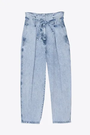 Overdyed Denim Origami Pant