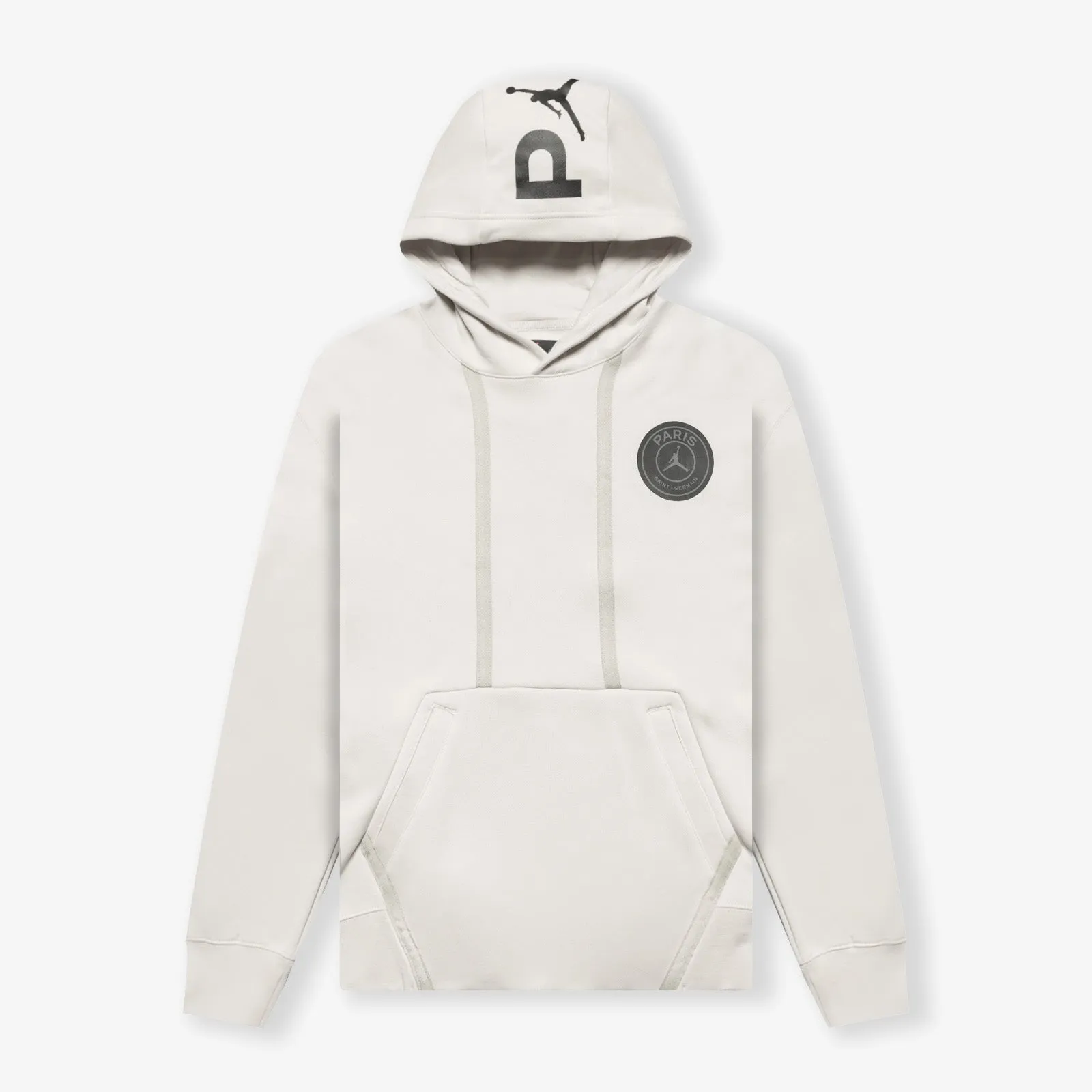 Paris Saint-Germain Pullover Hoodie - Light Bone