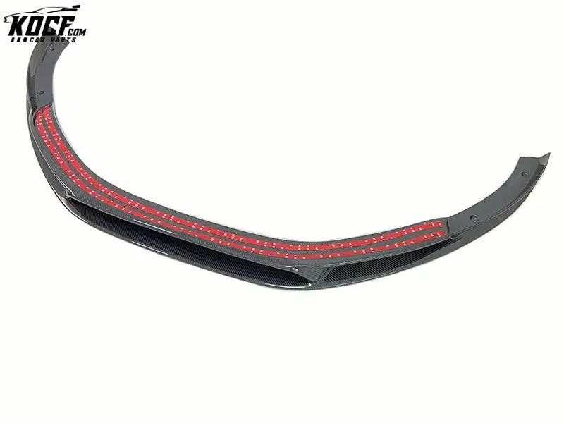R8 Front Splitter Front Bumper Chin Lip Spoiler For Audi R8 08-15 Carbon Fiber Body Kit