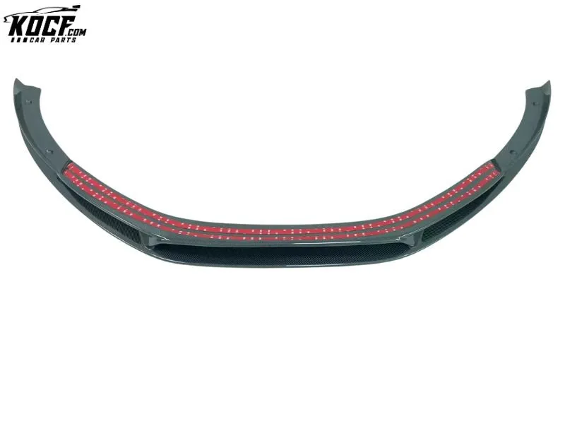 R8 Front Splitter Front Bumper Chin Lip Spoiler For Audi R8 08-15 Carbon Fiber Body Kit