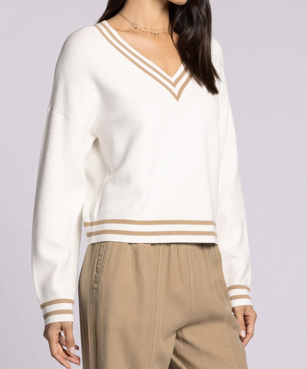 Rebecca Sweater - Ivory Taupe